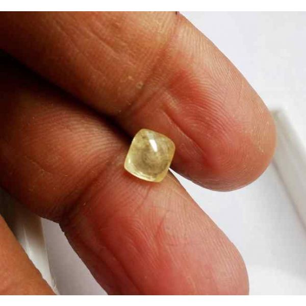 1.48 Carats Ceylon Yellow Sapphire 6.26 x 5.69 x 3.72 mm