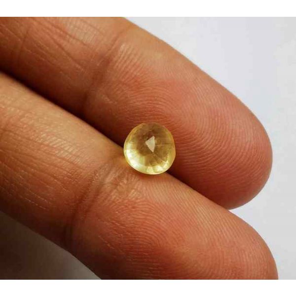 0.95 Carats Ceylon Yellow Sapphire 8.04 x 5.62 x 3.01 mm