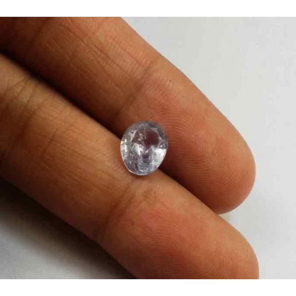 1.78 Carats Ceylon Blue Sapphire 8.18 x 6.87 x 3.97 mm