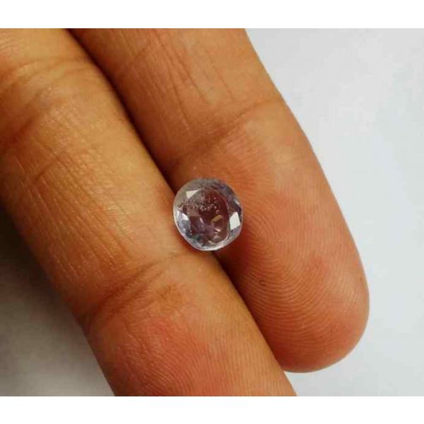 1.56 Carats Ceylon Blue Sapphire 6.76 x 6.15 x 3.42 mm