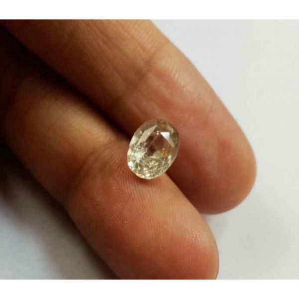 2.42 Carats Yellow Sapphire 8.58 x 6.40 x 4.94 mm