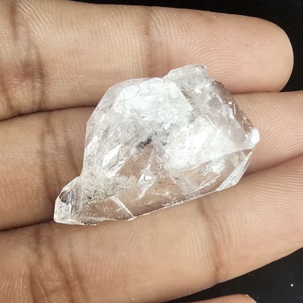 21.9  carats  Natural Herkimer diamond  26.46x16.49x6.58 mm 