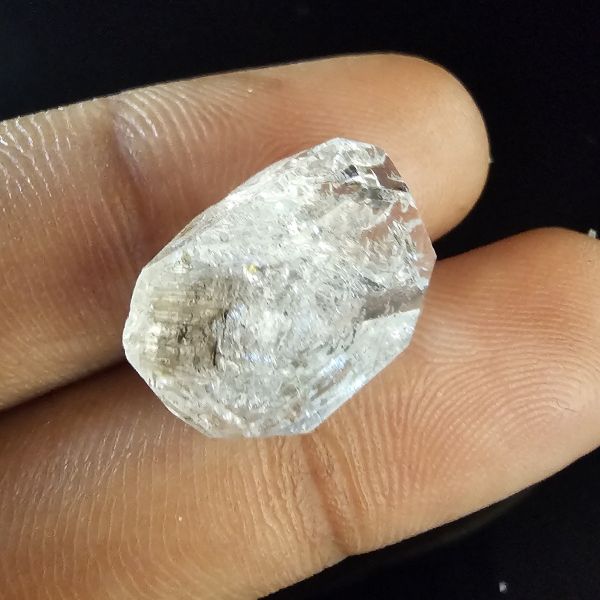 30.21 carats  Natural Herkimer diamond  12.35x12.62x17.09 mm