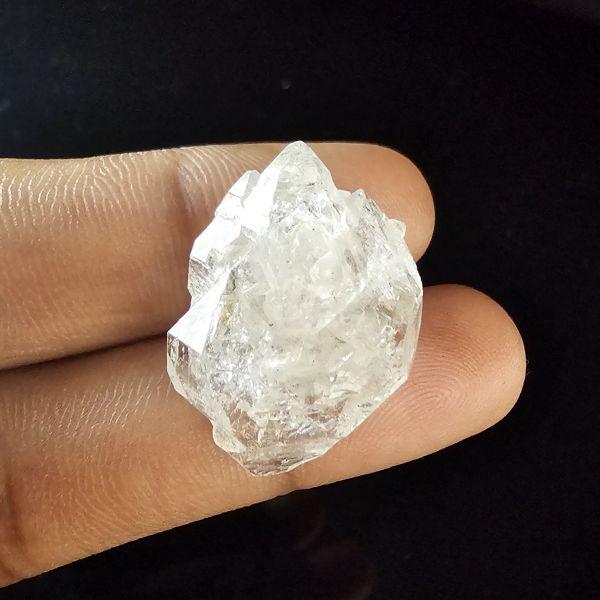 19.38  carats  Natural Herkimer diamond  16.55x8.48x2.39 mm