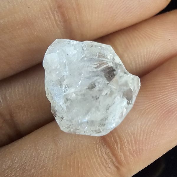 12.28  Carats Natural Herkimer Diamond 12.69 x 10.00 x 12.29 mm