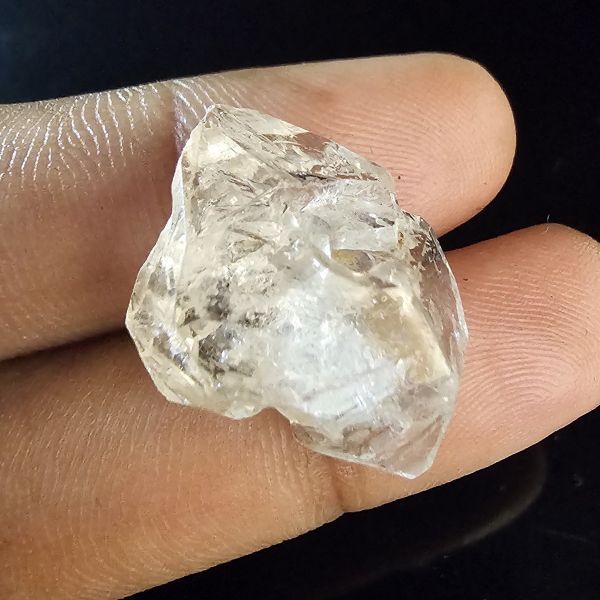 18.27  carats  Natural Herkimer diamond  4.44x15.85x11.22  mm