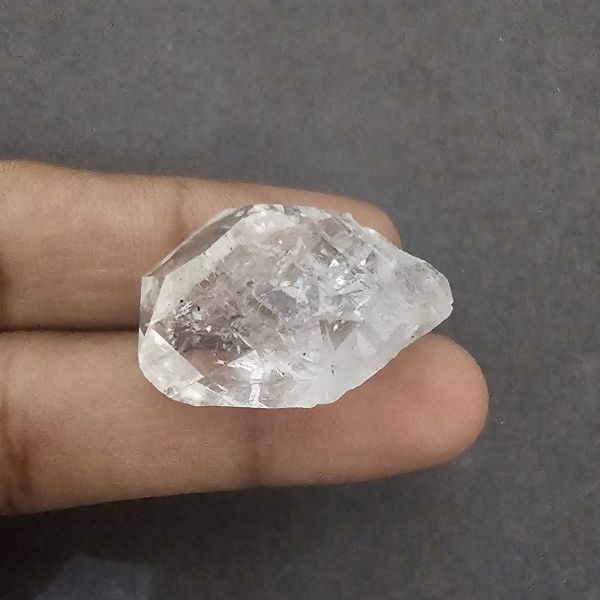 34.26   carats Natural Herkimer diamond  0.49x50.40x9.19 mm