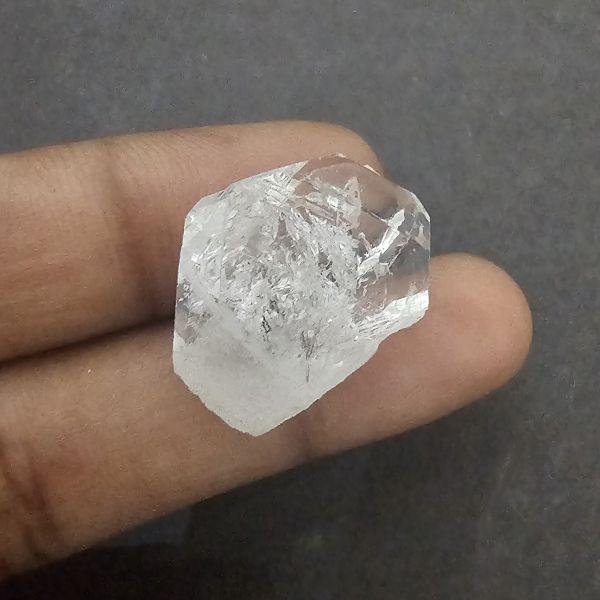 16.06 carats  Natural Herkimer diamond  9.25x11.72x17.01 mm