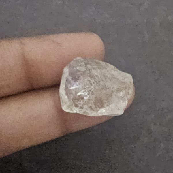 14.59 carats  Natural Herkimer diamond  10.30x17.41x14.24 mm