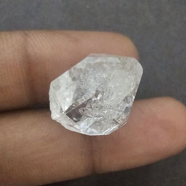 12.55 carats  Natural Herkimer diamond  10.97x13.59x18.74 mm