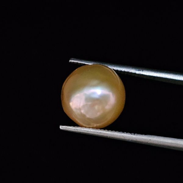 9.94  carats Natural  Pink  Pearl  7.27x6.92x6.92 mm