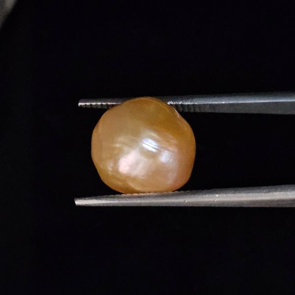 10.10 carats Natural pink Pearl 10.86x11.67x11.24 mm