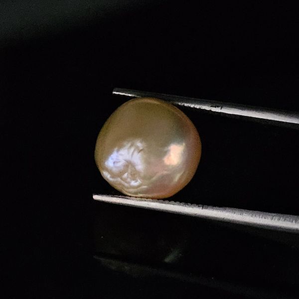 11.00 carats Natural pink Pearl 11.36x12.02x11.54 mm