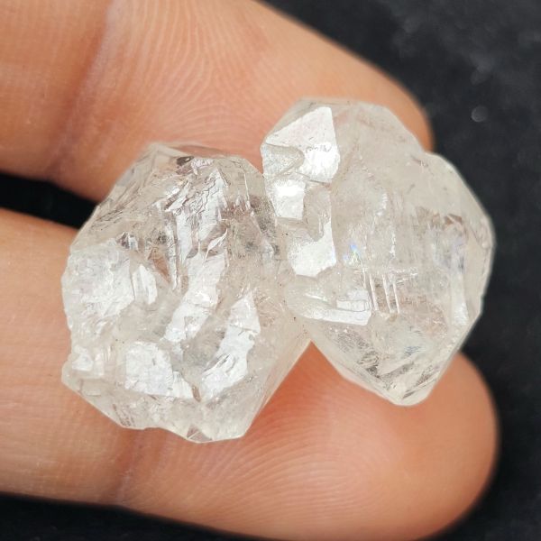 23.40 Carats Natural Herkimer Diamond White 25.30 x 10.25 x 17.23 mm