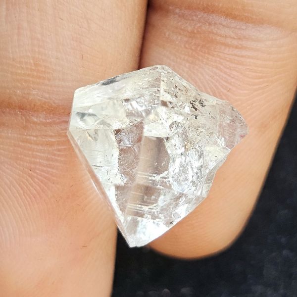 9.85 Carats Natural Herkimer Diamond 14.77 x 11.16 x 11.03 mm