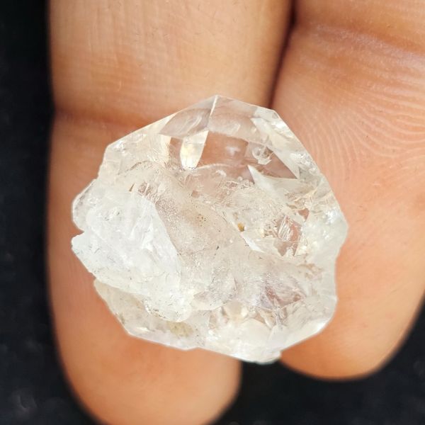 12.06 Carats Natural Herkimer Diamond 8.83 x 16.53 x 16.60 mm