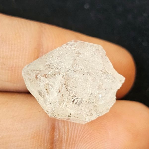 17.80 Carats Natural Herkimer Diamond 16.03 x 18.99 x 11.88 mm