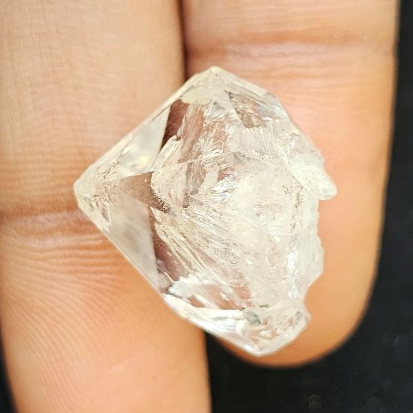 17.60 Carats Natural Herkimer Diamond 16.77 x 14.66 x 10.68 mm