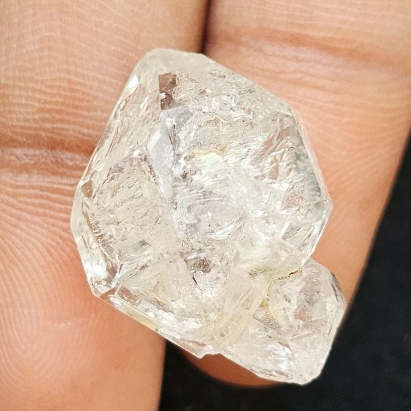 17.40 Carats Natural Herkimer Diamond 22.25 x 23.25 x 12.29 mm