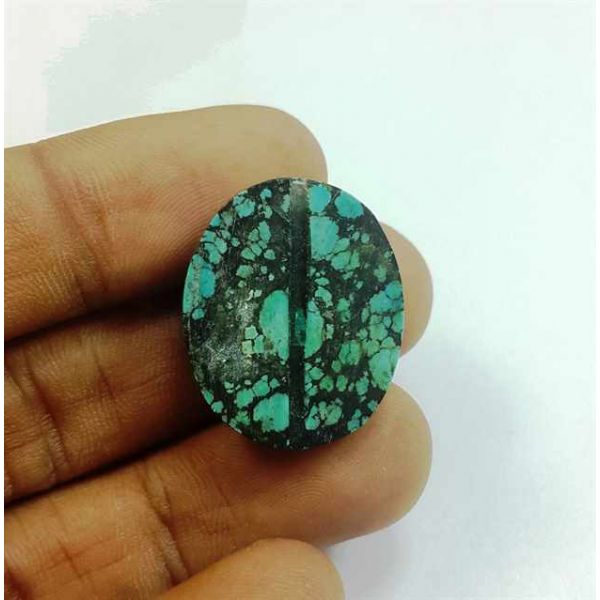 22.84 Carats Turquoise 24.30 x 19.89 x 8.15 mm