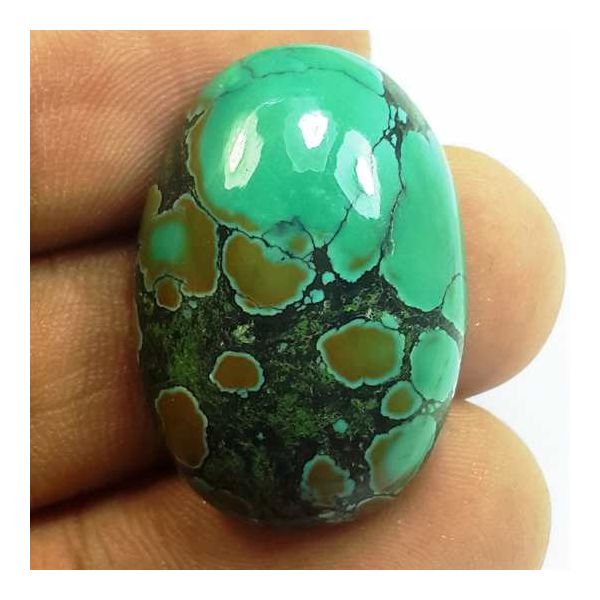 27.92 Carats Turquoise 26.76 x 18.52 x 7.97 mm