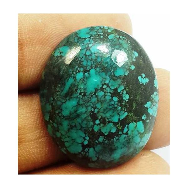 24.63 Carats Turquoise 25.17 x 20.84 x 6.43 mm