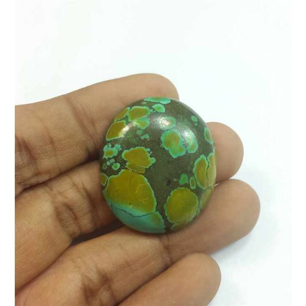 39.63 Carats Turquoise 31.57 x 27.37 x 7.54 mm