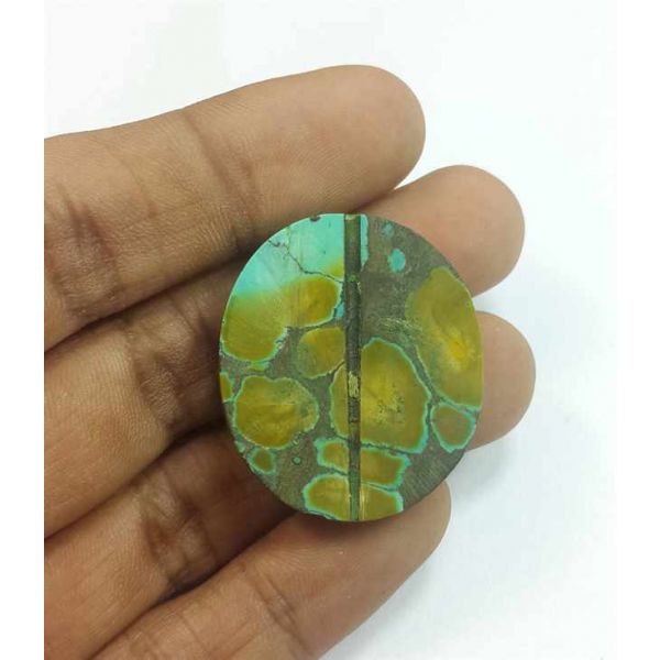 39.63 Carats Turquoise 31.57 x 27.37 x 7.54 mm