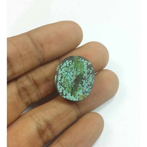 22.04 Carats Turquoise 20.46 x 17.84 x 7.53 mm