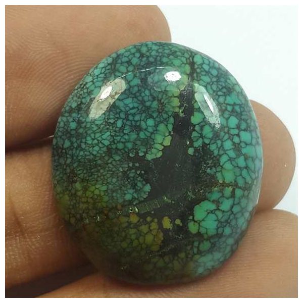 34.88 Carats Turquoise 27.50 x 24.14 x 6.23 mm