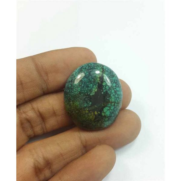34.88 Carats Turquoise 27.50 x 24.14 x 6.23 mm