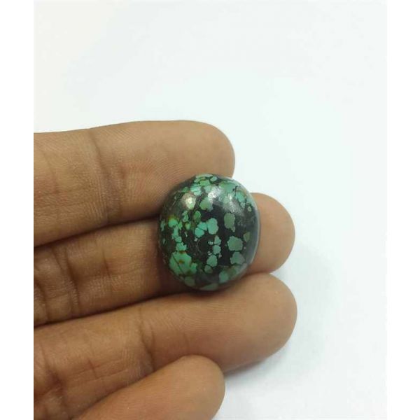 15.31 Carats Turquoise 19.69 x 17.36 x 6.86 mm