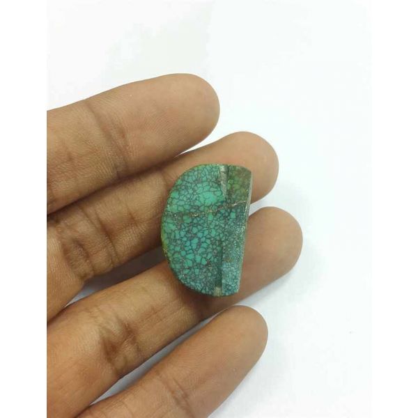 21.18 Carats Turquoise 26.09 x 16.74 x 6.09 mm