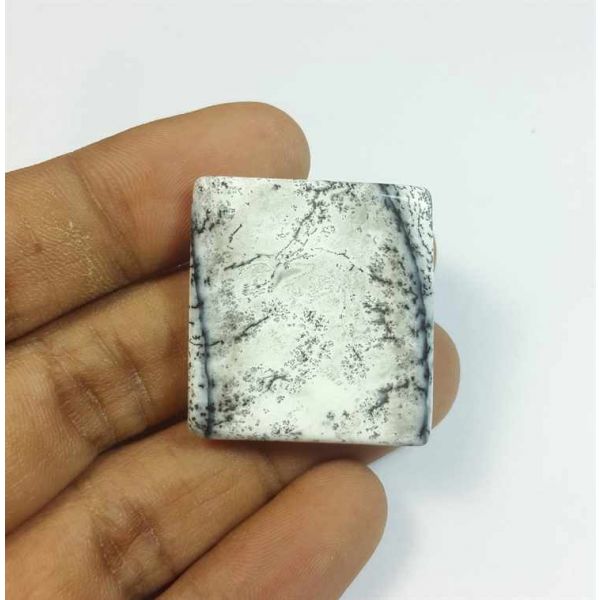 42.10 Carats Dendritic Agate 29.46 x 27.44 x 5.76 mm