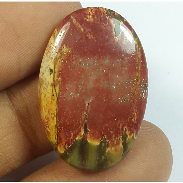 23.65 Carats Cherry Creek Jasper 29.59 x 19.59 x 4.75 mm