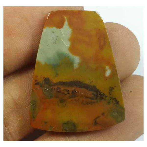 29.02 Carats Cherry Creek Jasper 28.76 x 22.71 x 4.68 mm