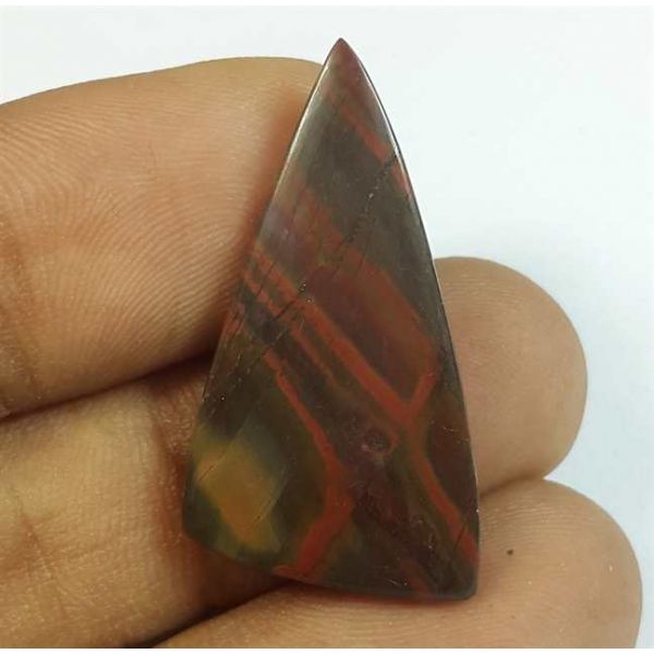 24.74 Carats Cherry Creek Jasper 29.20 x 16.61 x 3.35 mm