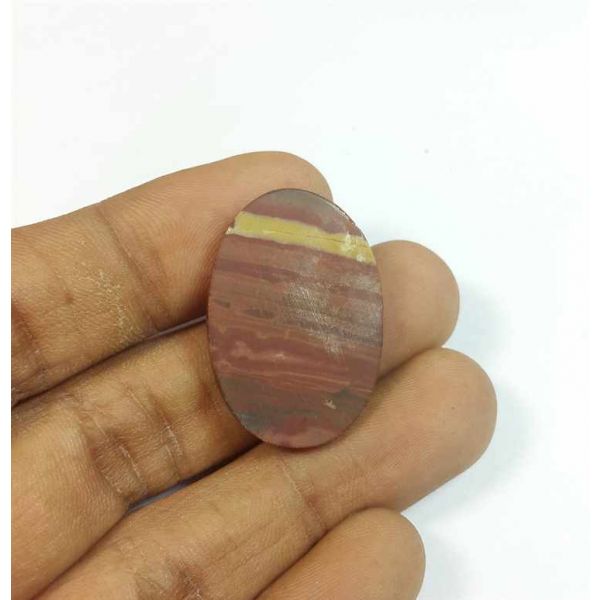 22.03 Carats Cherry Creek Jasper 28.94 x 19.19 x 4.55 mm