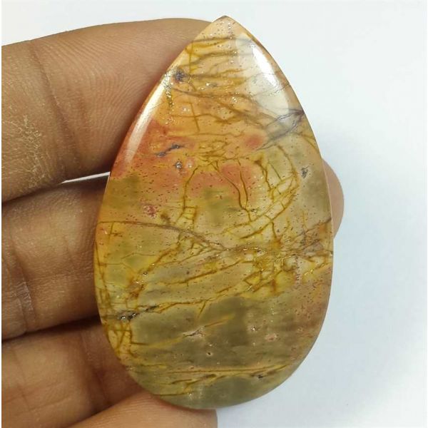 54.00 Carats Cherry Creek Jasper 45.87 x 27.71 x 5.46 mm