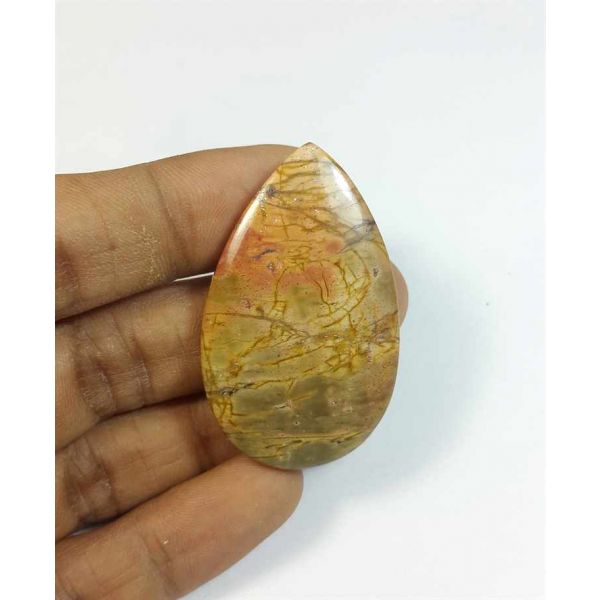 54.00 Carats Cherry Creek Jasper 45.87 x 27.71 x 5.46 mm