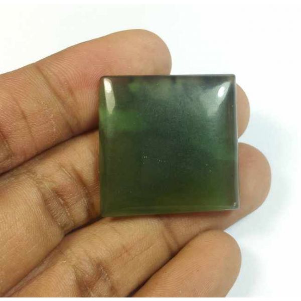 43.42 Carats Nephrite Jade 27.78 x 27.78 x 5.72 mm
