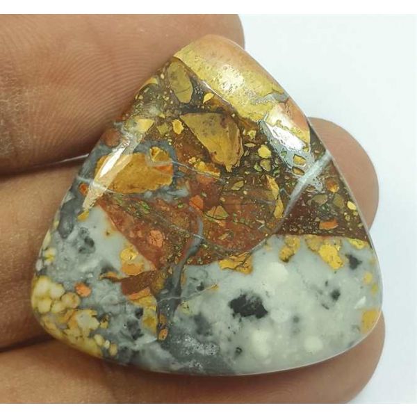 47.47 Carats Maligano jasper 32.60 x 31.62 x 5.96 mm