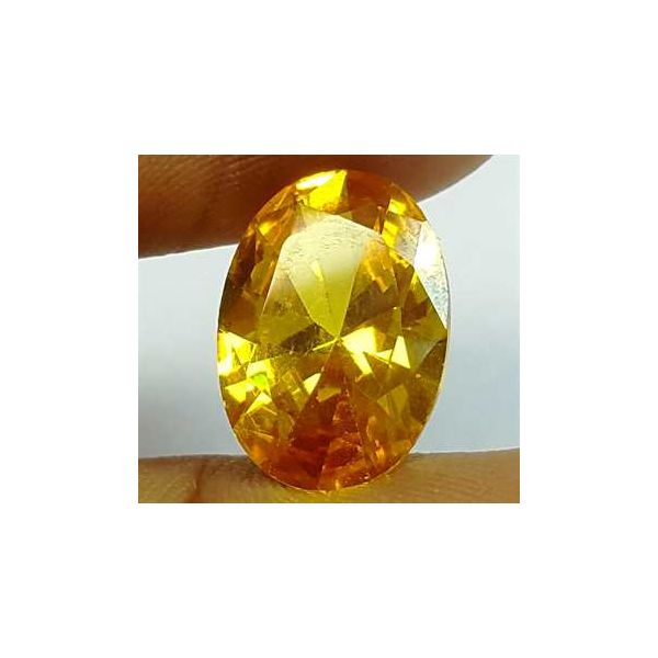 6.73 Carats Yellow Quartz 13.89x9.44x5.80 mm