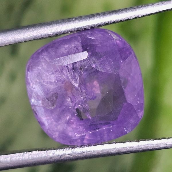 6.33 Carats Natural Purple Sapphire 8.80 x 8.55 x 7.16 mm