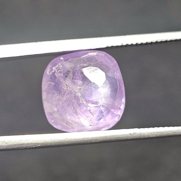 6.33 Carats Natural Purple Sapphire 8.80 x 8.55 x 7.16 mm