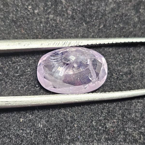 2.97 Carats Natural Lavender Sapphire 10.75 x 7.35 x 3.90 mm