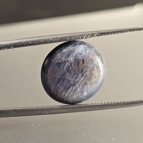 12.07 Carats Natural Weldon Blue Star Sapphire 13.43 x 12.45 x 6.82 mm