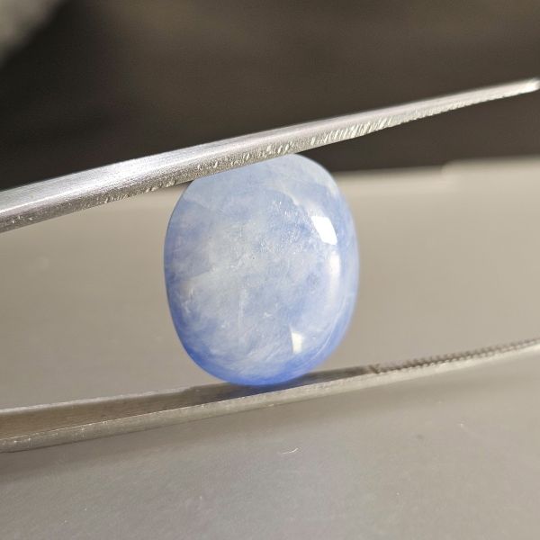 18.88 Carats Natural Little Boy Blue Star Sapphire 18.49 x 15.57 x 5.78 mm