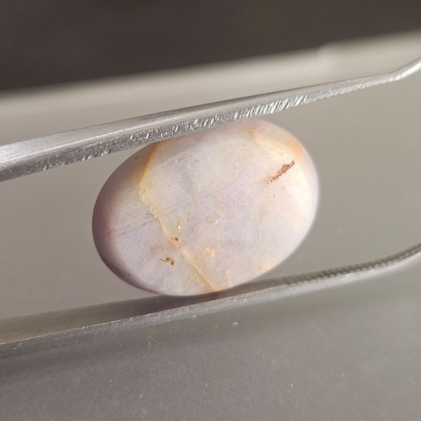 24.97 Carats Natural Quick Silver Star Sapphire 20.26 x 15.12 x 7.33 mm