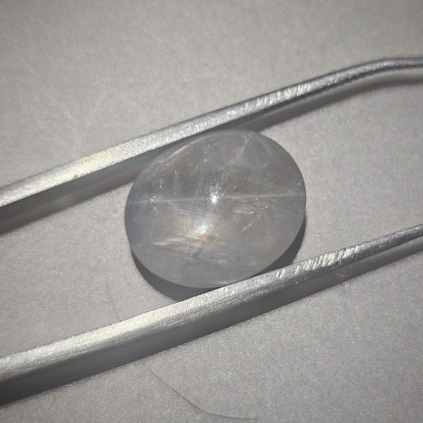 13.18 Carats Natural Natural Gray Star Sapphire 14.23 x 11.88 x 7.51 mm